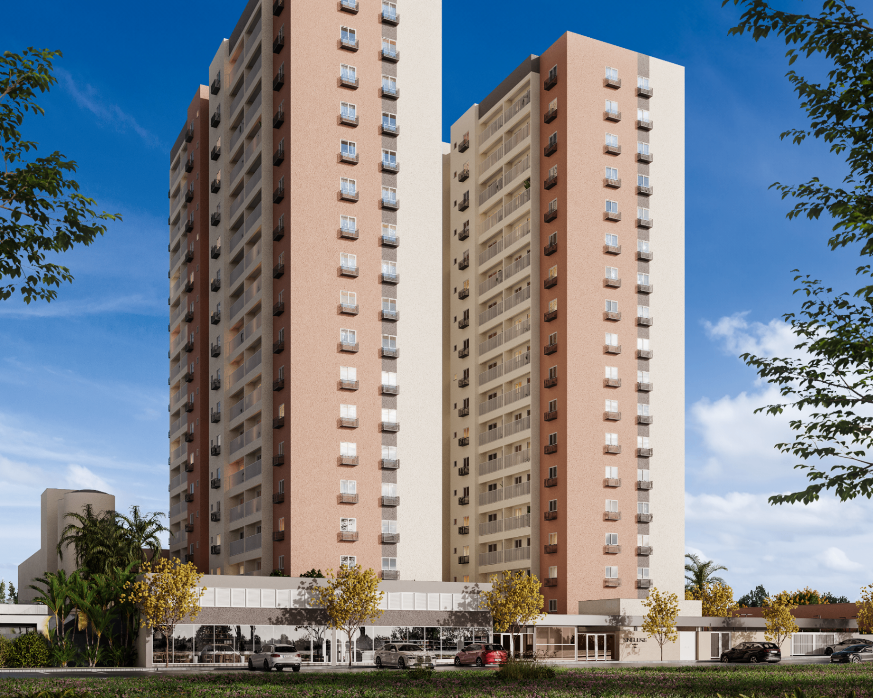 Fachada moderna do Singulare Home Riva
